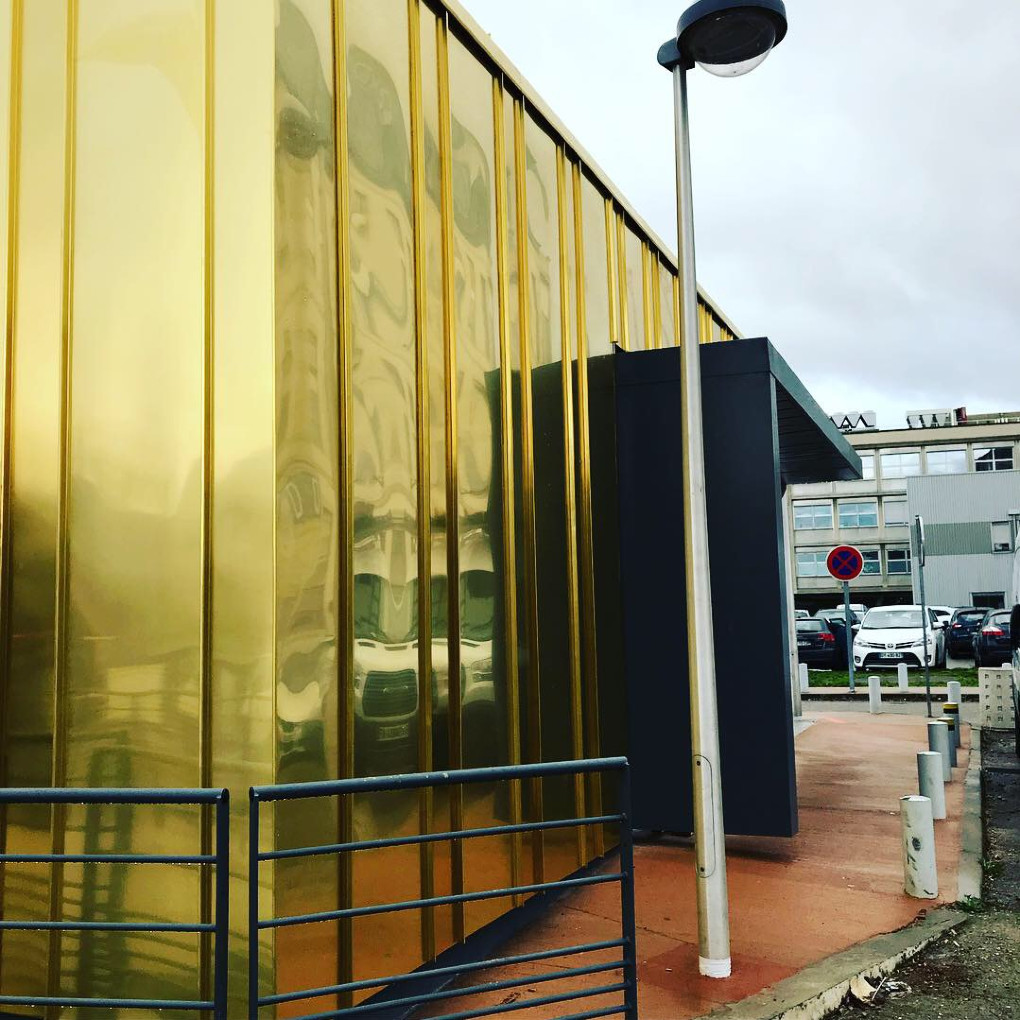 Bardage en cuivre tecugold